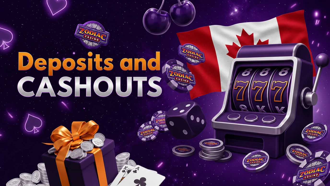 Zodiac Casino casino Deposits and cashouts